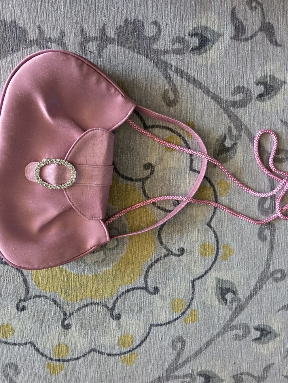 LA REGALE PINK /SILVER PURSE